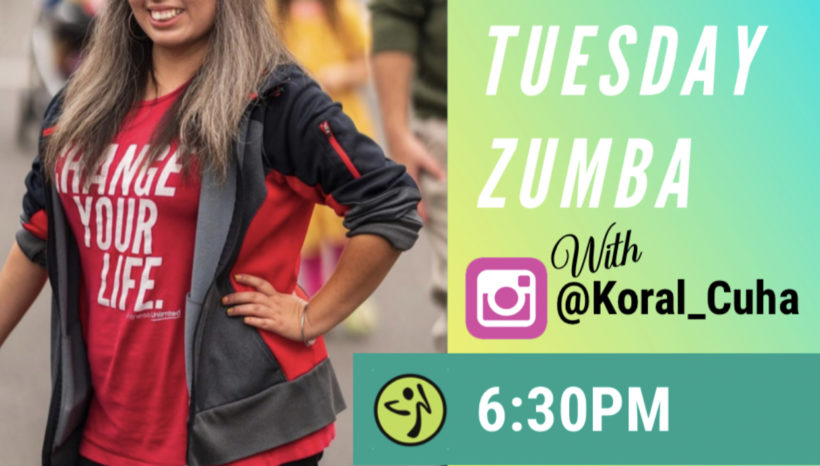 Tuesday 6:30PM Zumba With Koral